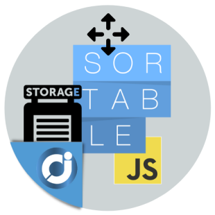 Ordenar elementos con SortableJS y guardar el orden en localStorage