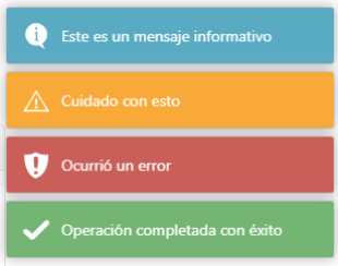 Toastr para mensajes de error o éxito